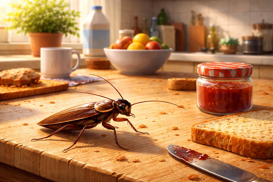 Уничтожение тараканов в квартире